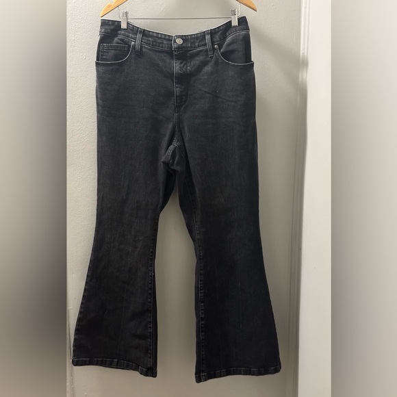 Ava & Viv Women's Dark Flare Jeans - Picture 1 of 3